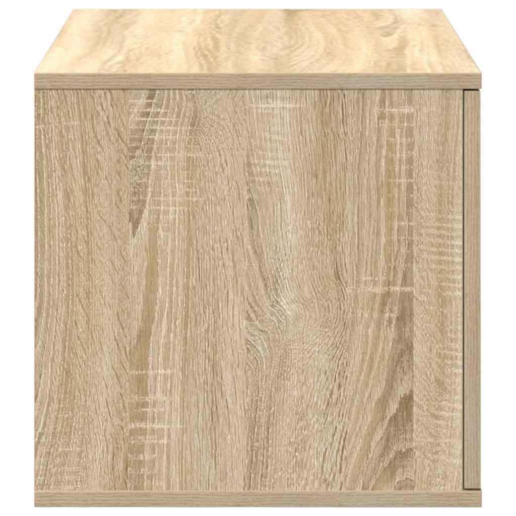 Opbergkast 2 pcs Sonoma Eiken 127 x 41 x 40 cm Bewerkt hout is nu te koop bij PeponiXL, paradijselijk wonen!