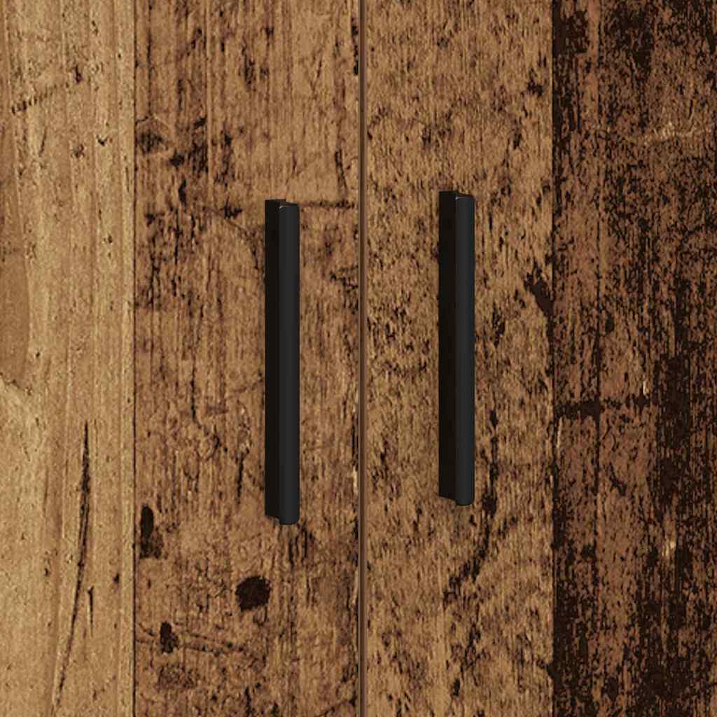 Opbergkast 2 pcs Oudhout 118 x 41 x 40 cm Bewerkt hout is nu te koop bij PeponiXL, paradijselijk wonen!