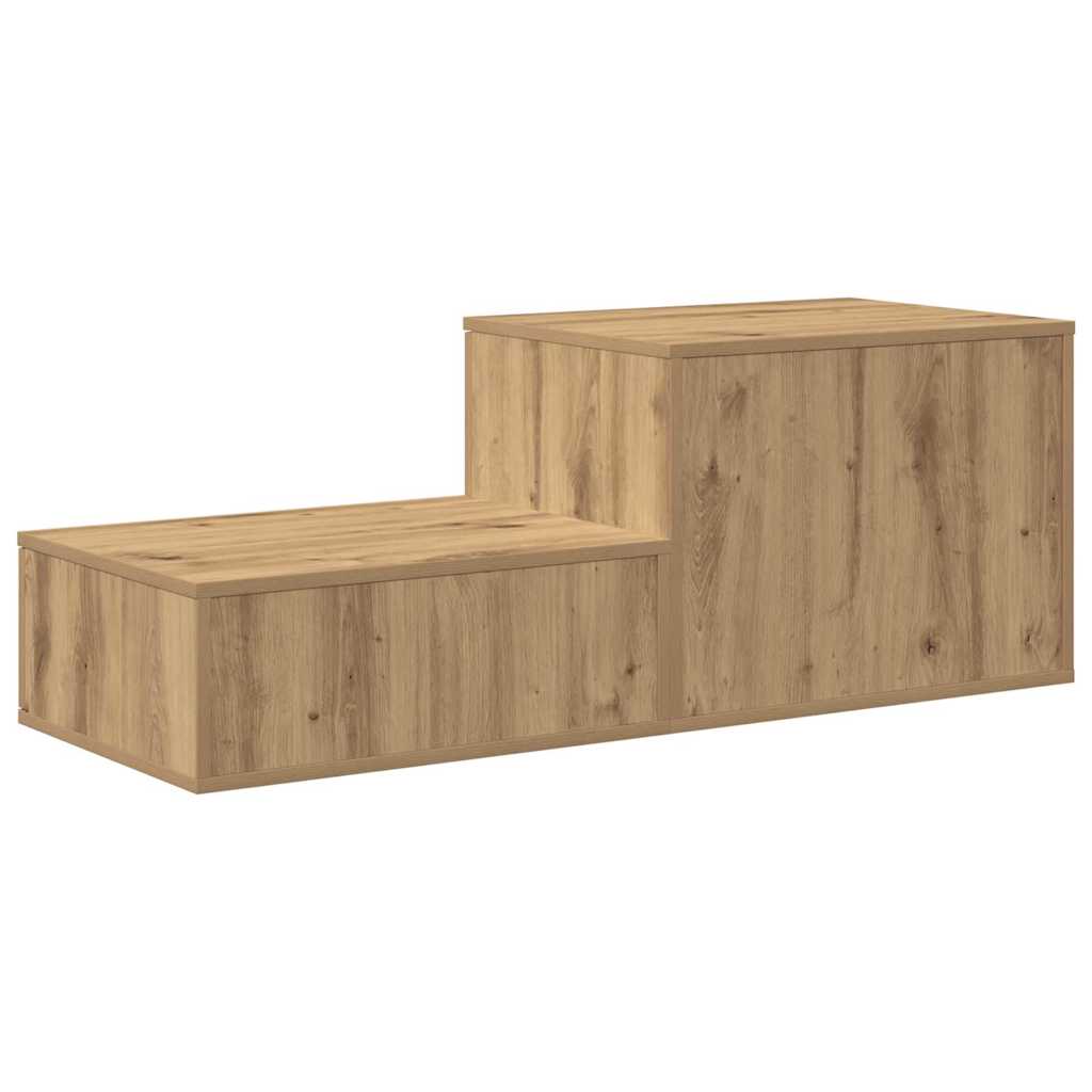 Opbergkast 2 pcs Artisan Eiken 108 x 41 x 40 cm Bewerkt hout is nu te koop bij PeponiXL, paradijselijk wonen!