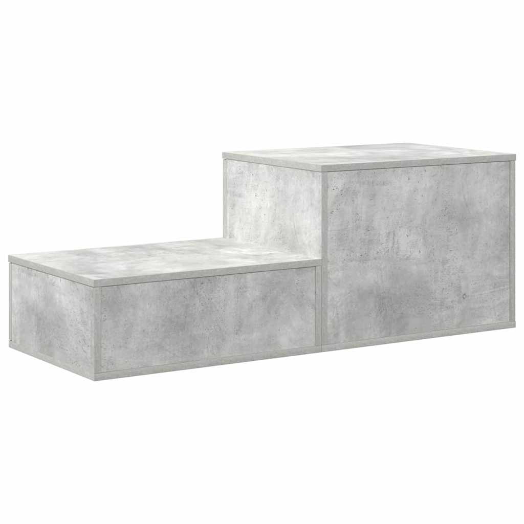 Opbergkast 2 pcs Beton Grijs 103 x 41 x 40 cm Bewerkt hout is nu te koop bij PeponiXL, paradijselijk wonen!