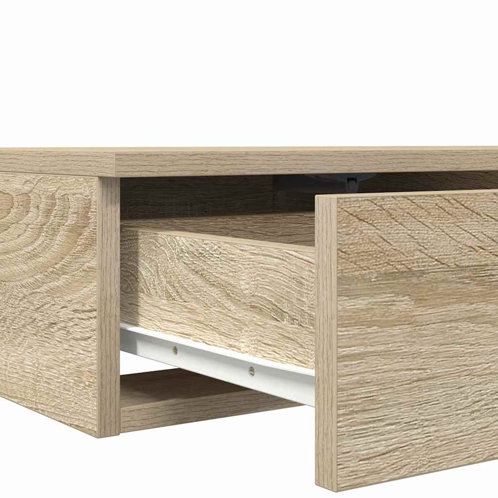 Bedlades Sonoma Eiken 200 x 36,5 x 16,5 cm Bewerkt hout is nu te koop bij PeponiXL, paradijselijk wonen!