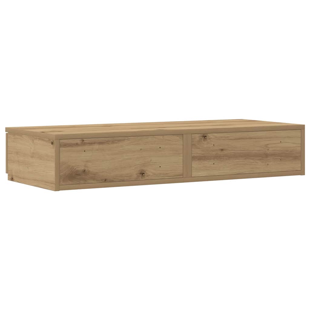 Bedlades Artisan Eiken 80 x 36,5 x 16,5 cm Bewerkt hout is nu te koop bij PeponiXL, paradijselijk wonen!