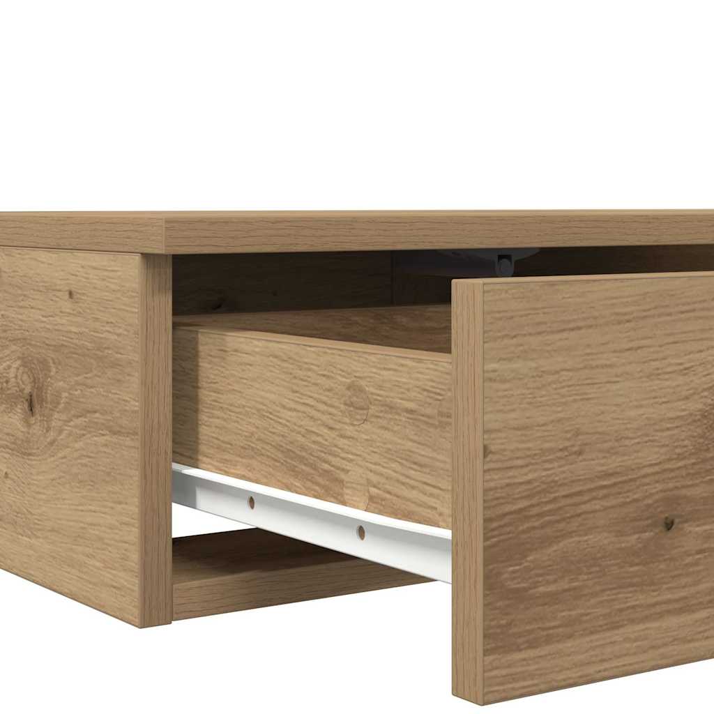 Bedlades Artisan Eiken 90 x 36,5 x 16,5 cm Bewerkt hout is nu te koop bij PeponiXL, paradijselijk wonen!