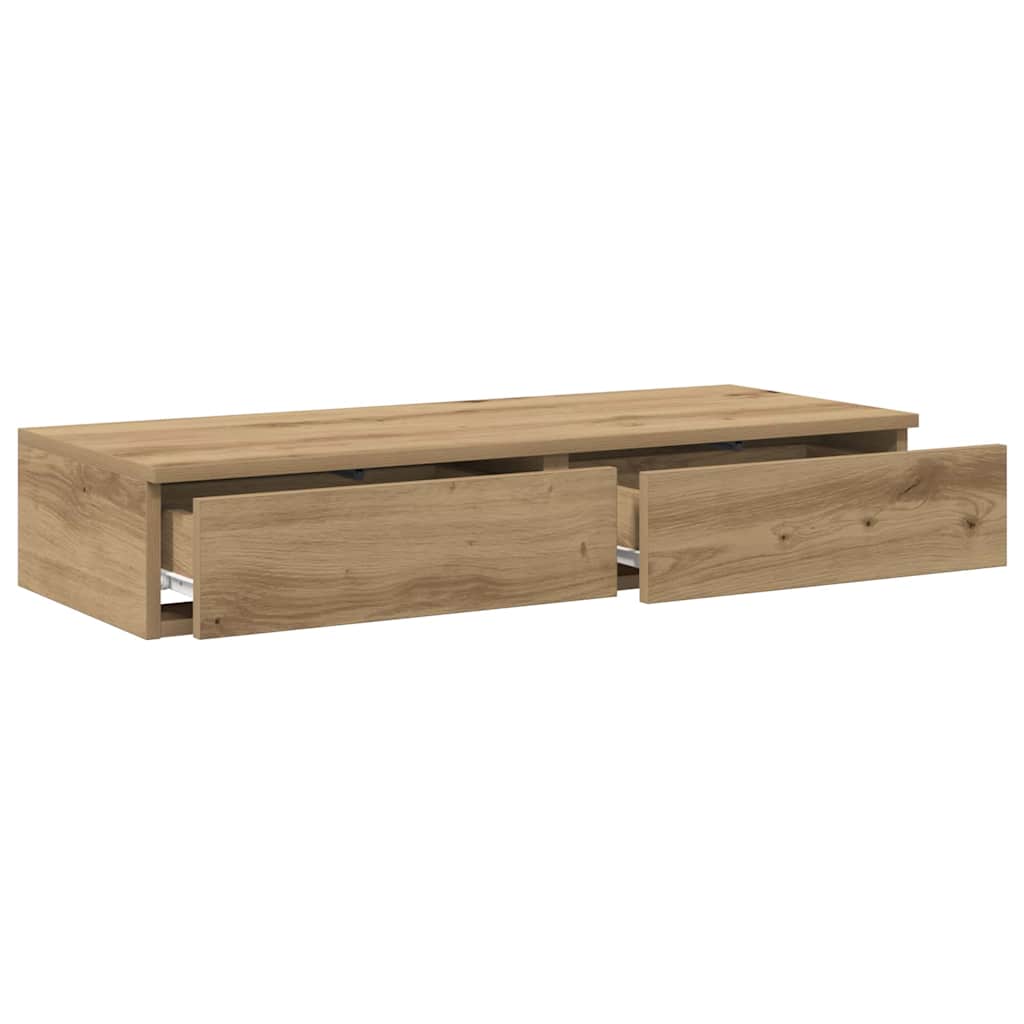 Bedlades Artisan Eiken 90 x 36,5 x 16,5 cm Bewerkt hout is nu te koop bij PeponiXL, paradijselijk wonen!