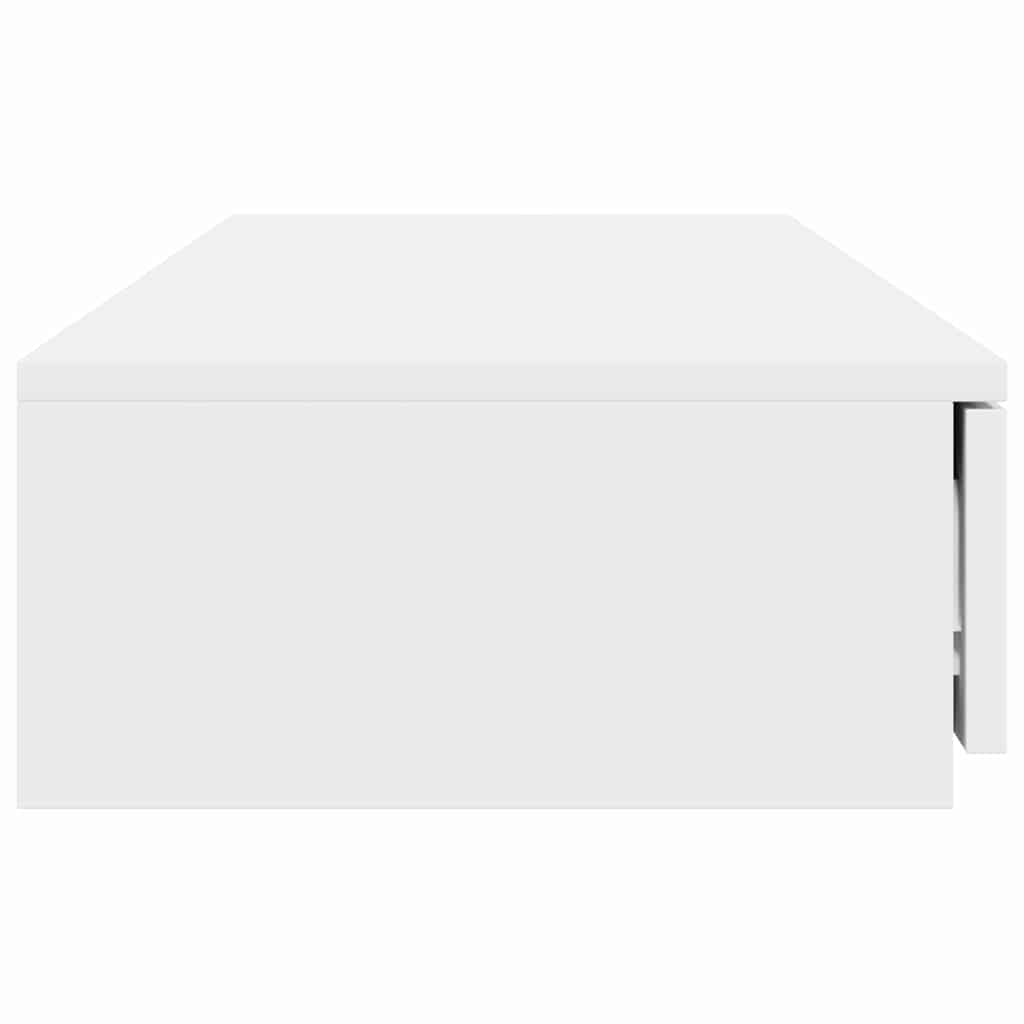 Bedlades met lade Wit 120 x 36,5 x 16,5 cm Bewerkt hout is nu te koop bij PeponiXL, paradijselijk wonen!