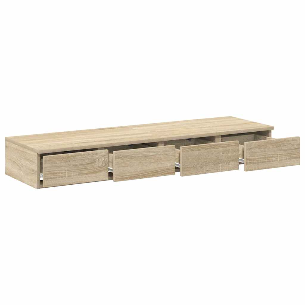 Bedlades Sonoma Eiken 120 x 36,5 x 16,5 cm Bewerkt hout is nu te koop bij PeponiXL, paradijselijk wonen!