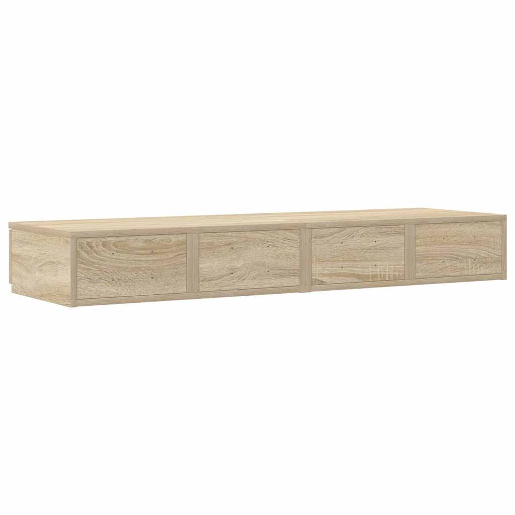 Bedlades Sonoma Eiken 120 x 36,5 x 16,5 cm Bewerkt hout is nu te koop bij PeponiXL, paradijselijk wonen!