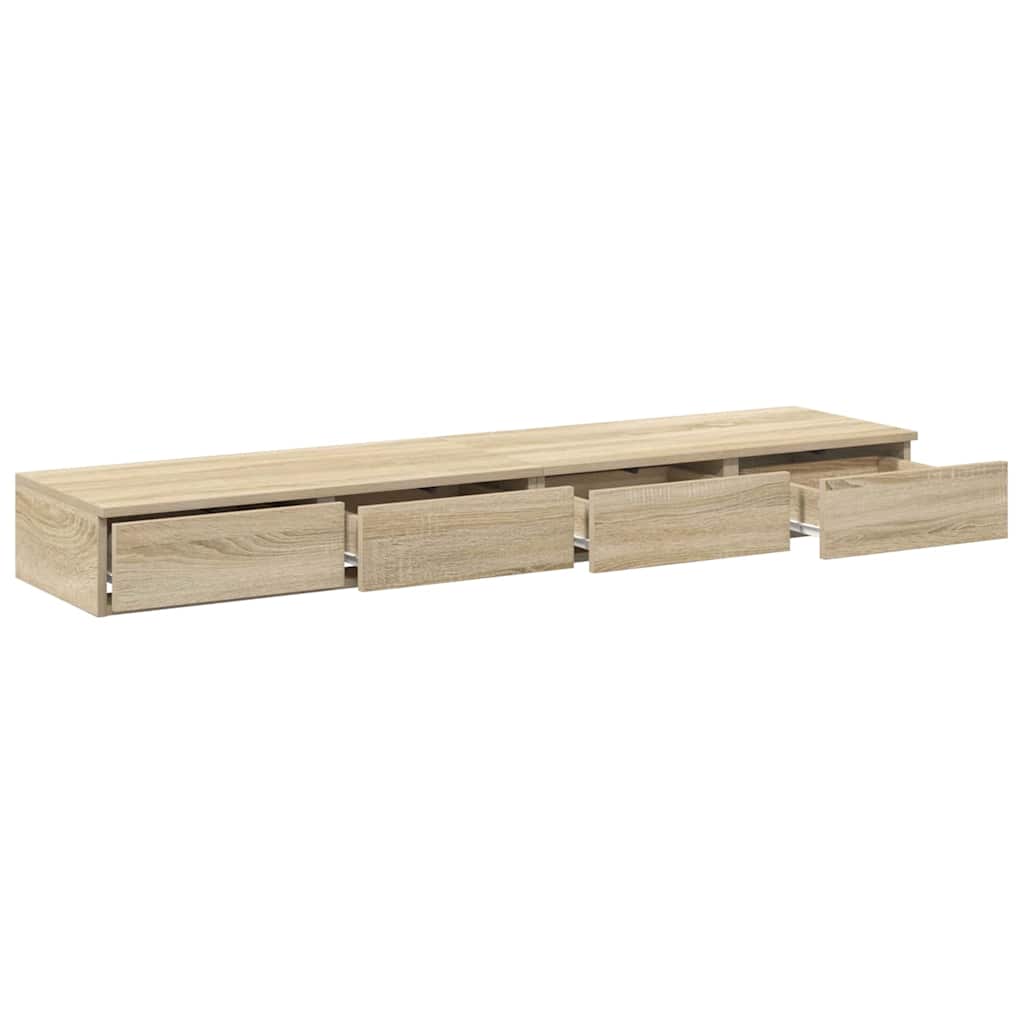 Bedlades Sonoma Eiken 150 x 36,5 x 16,5 cm Bewerkt hout is nu te koop bij PeponiXL, paradijselijk wonen!