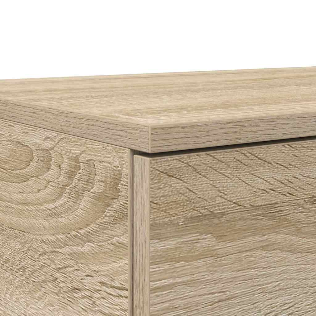 Bedlades met lade Sonoma Eiken 75 x 36,5 x 16,5 cm Bewerkt hout is nu te koop bij PeponiXL, paradijselijk wonen!