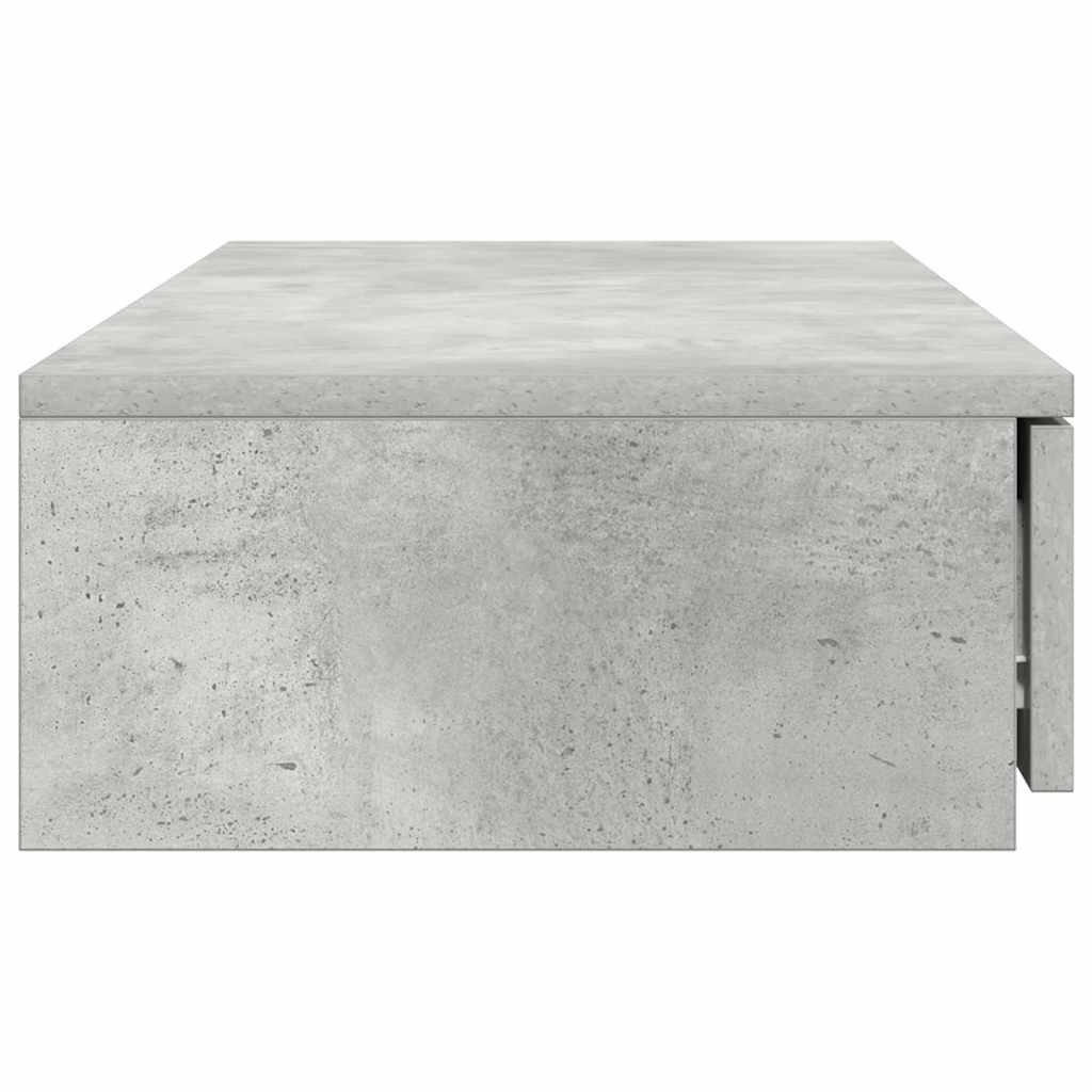 Bedlades met lade Beton Grijs 75 x 36,5 x 16,5 cm Bewerkt hout is nu te koop bij PeponiXL, paradijselijk wonen!