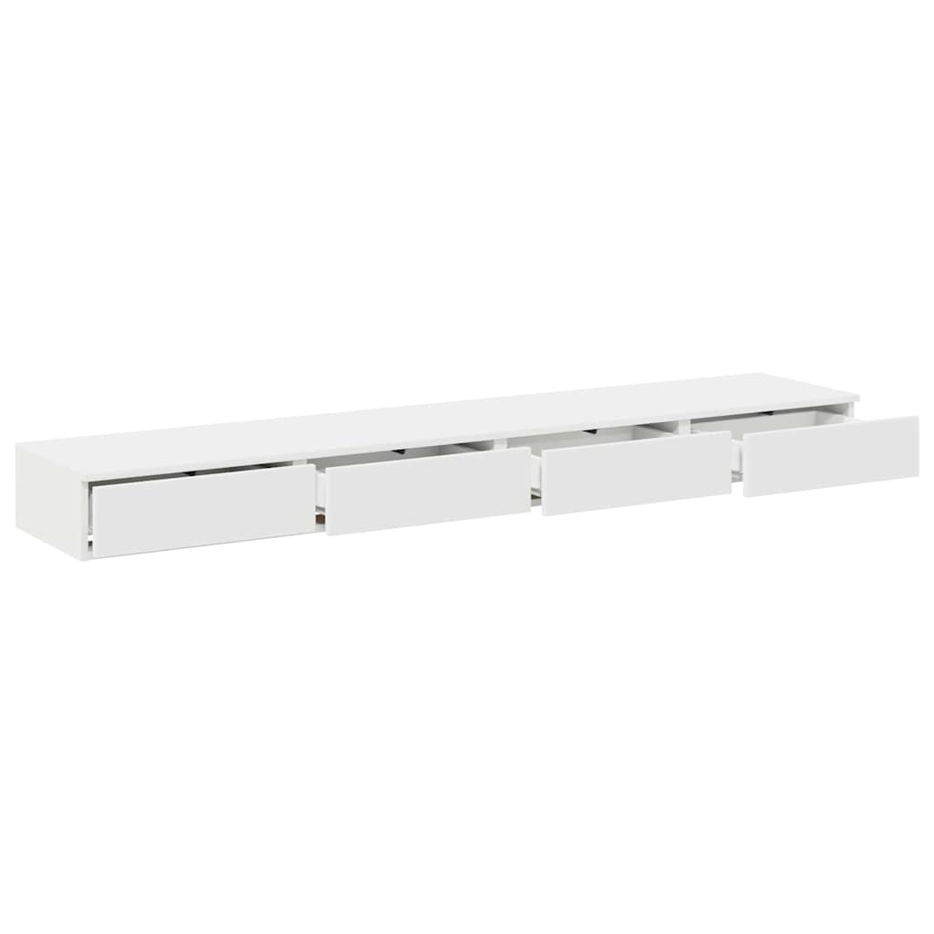 Bedlades met lade Wit 180 x 36,5 x 16,5 cm Bewerkt hout is nu te koop bij PeponiXL, paradijselijk wonen!