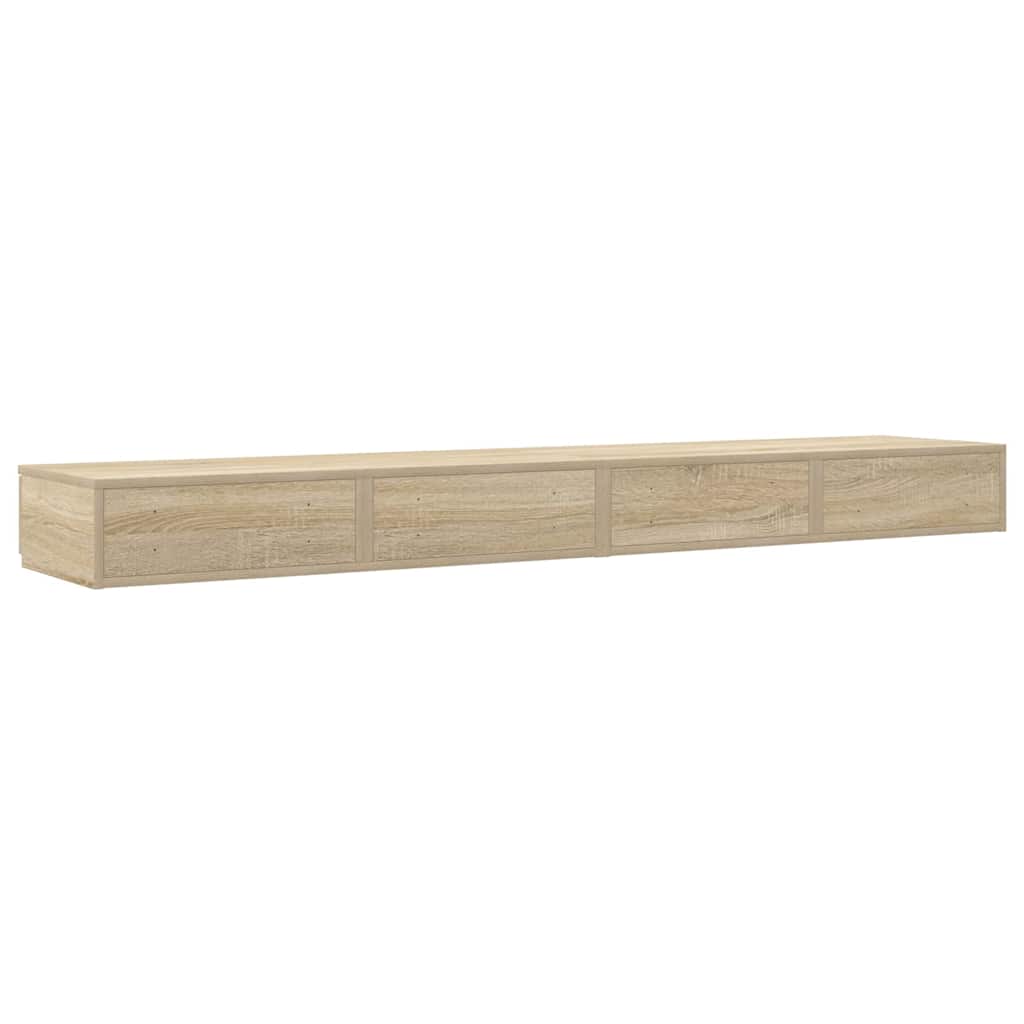 Bedlades Sonoma Eiken 180 x 36,5 x 16,5 cm Bewerkt hout is nu te koop bij PeponiXL, paradijselijk wonen!