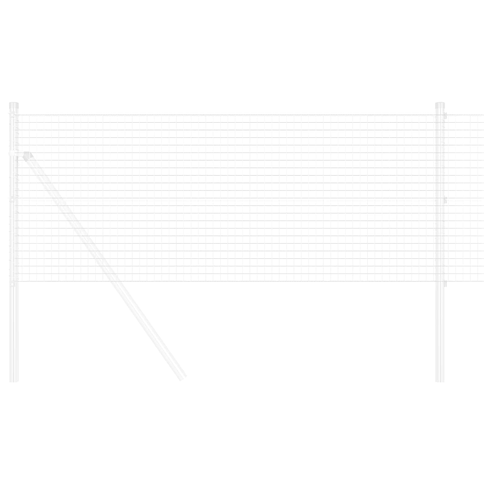 Gelaste draadhek Zilver 0.4 x 25 m is nu te koop bij PeponiXL, paradijselijk wonen!