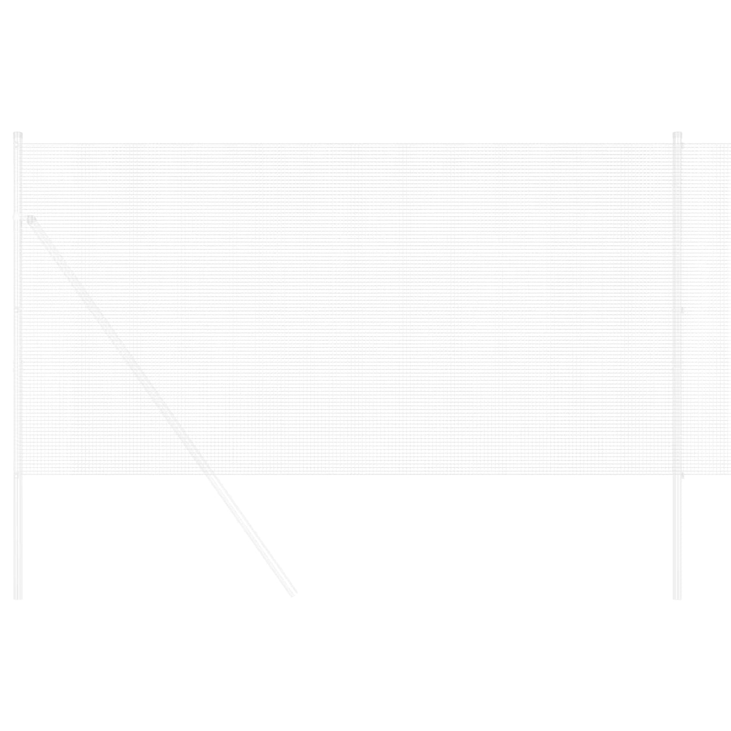 Gelaste draadhek Zilver 1.2 x 25 m