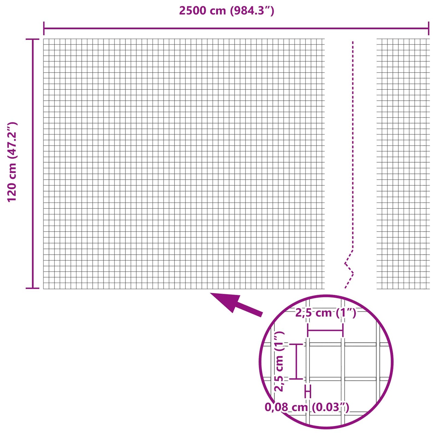 Gelaste draadhek Zilver 1.2 x 25 m is nu te koop bij PeponiXL, paradijselijk wonen!