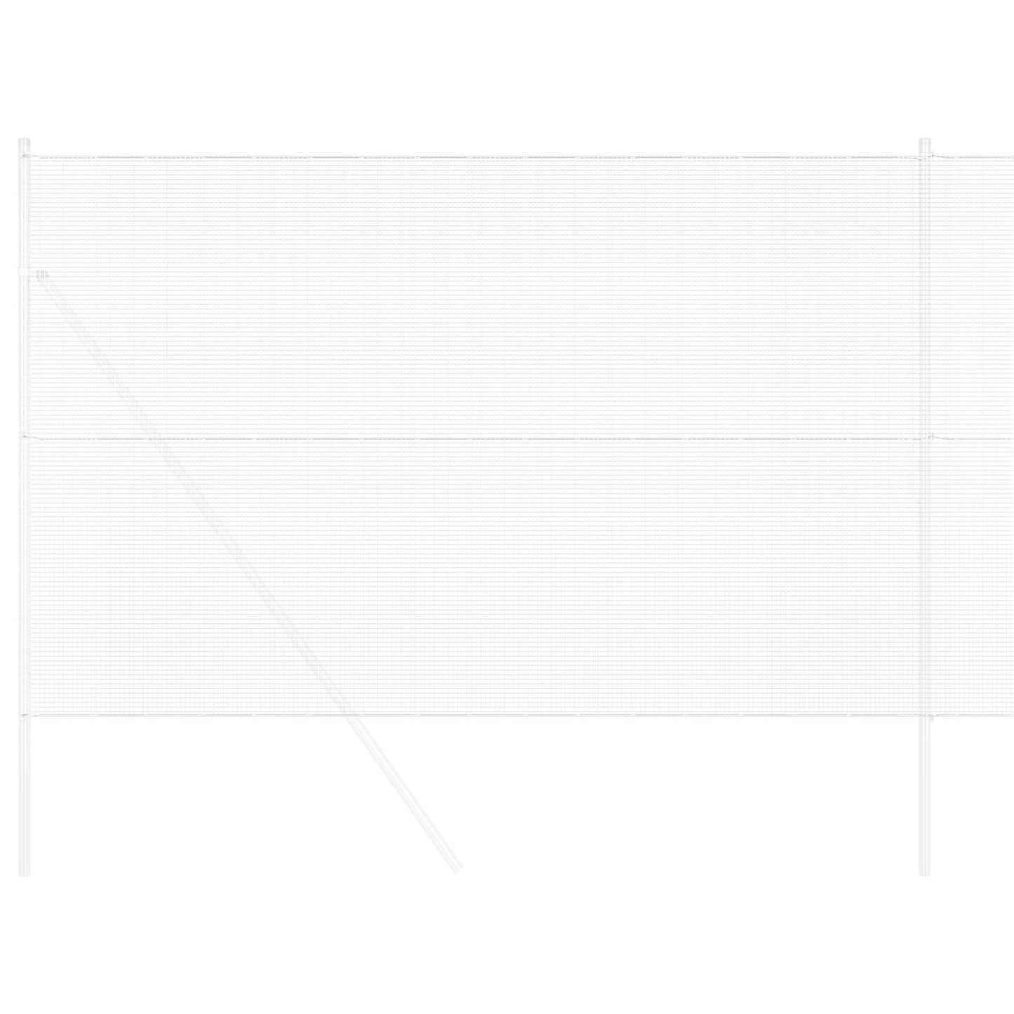 Gelaste draadhek Zilver 1.6 x 25 m is nu te koop bij PeponiXL, paradijselijk wonen!