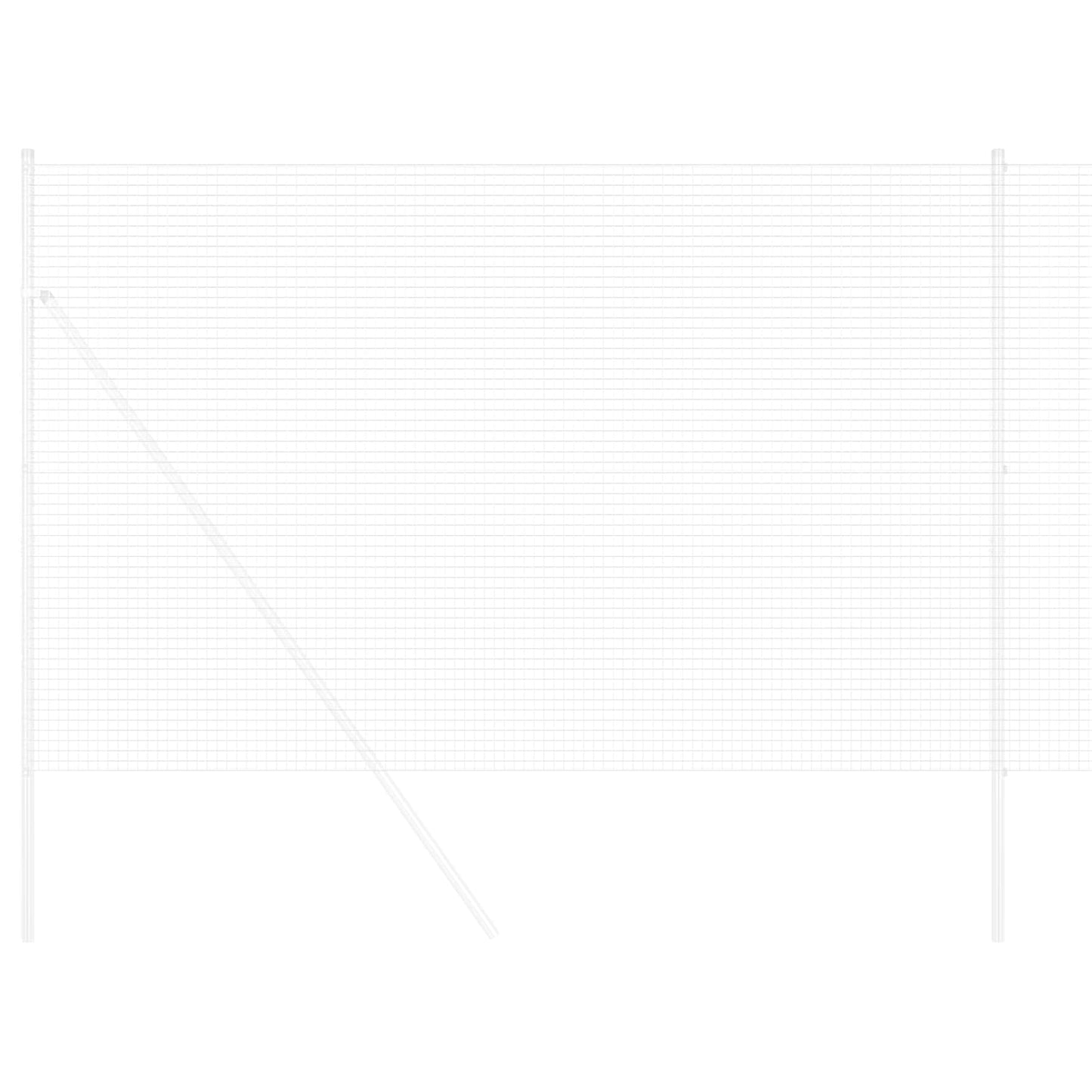 Gelaste draadhek Zilver 1.6 x 25 m is nu te koop bij PeponiXL, paradijselijk wonen!