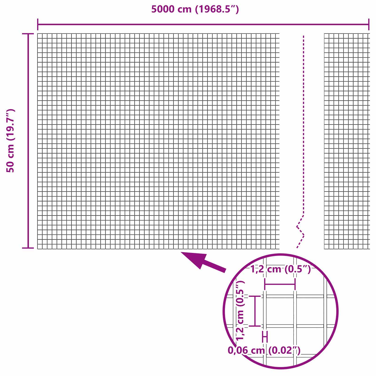 Gelaste draadhek Zilver 0,5 x 50 m is nu te koop bij PeponiXL, paradijselijk wonen!