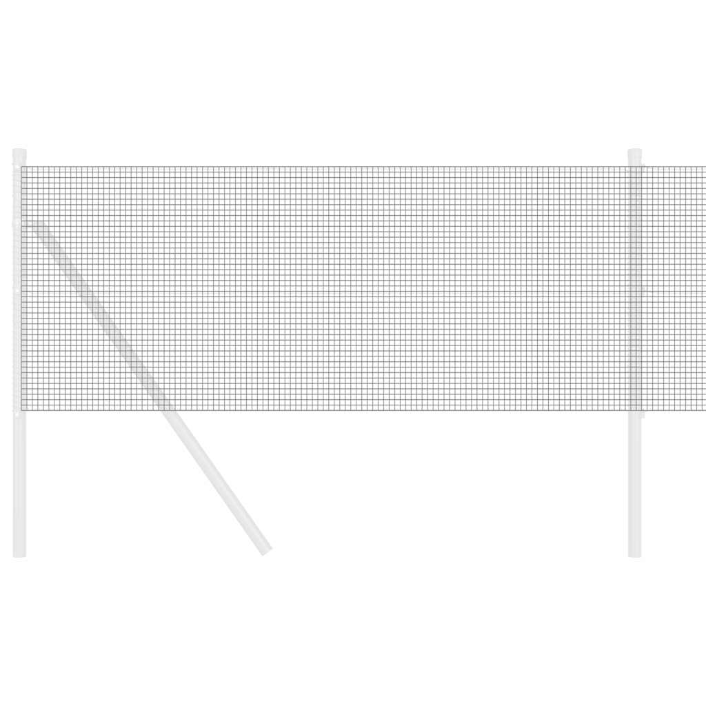 Gelaste draadhek Grijs 0.6 x 10 m