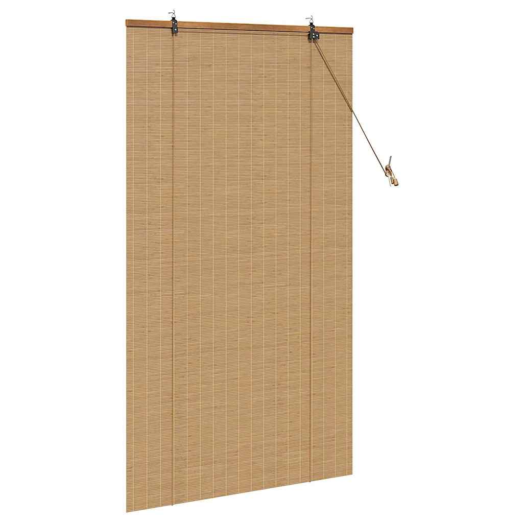 Rolgordijn met gordijnen Bruin 90 x 160 cm Bamboe is nu te koop bij PeponiXL, paradijselijk wonen!