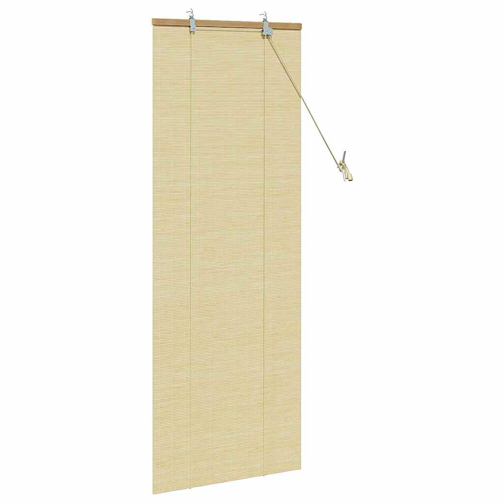Rolgordijn met gordijnen Natuur 60 x 160 cm Bamboe is nu te koop bij PeponiXL, paradijselijk wonen!
