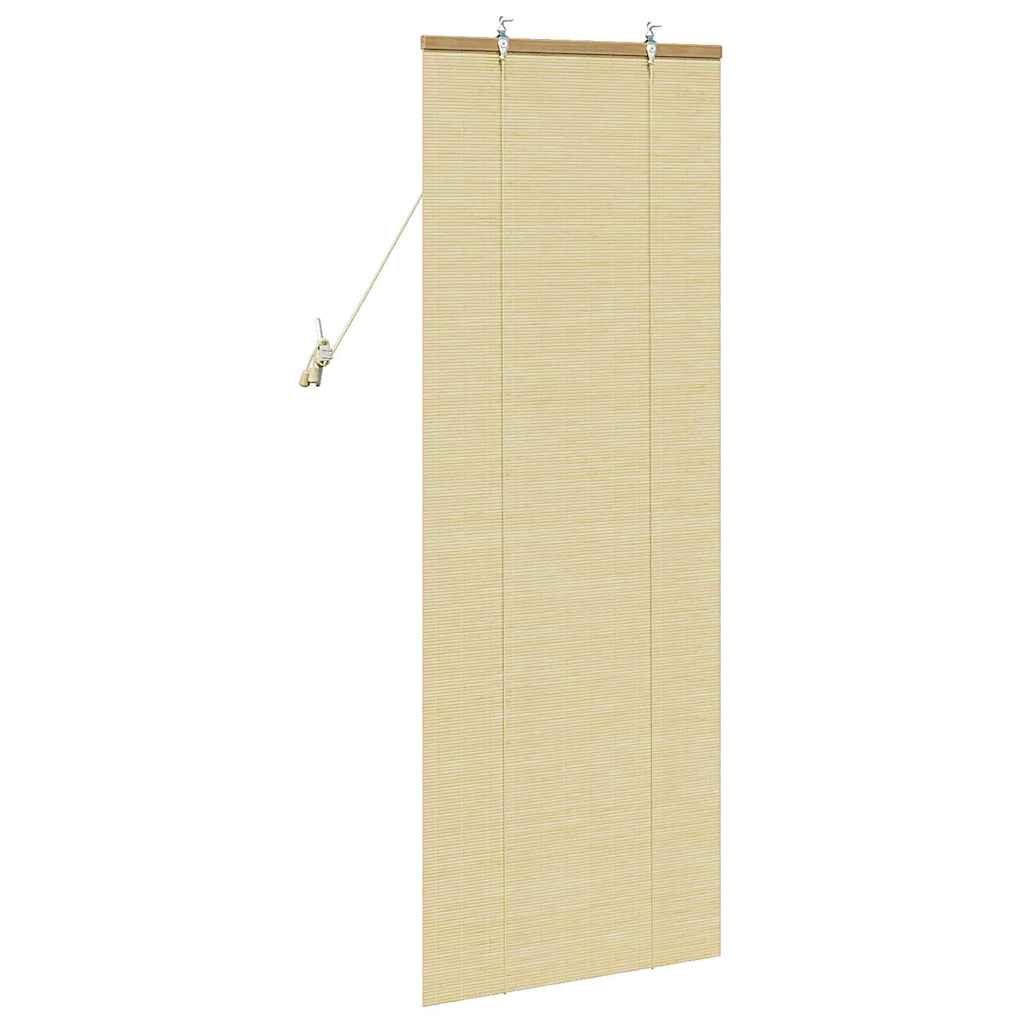 Rolgordijn met gordijnen Natuur 60 x 160 cm Bamboe is nu te koop bij PeponiXL, paradijselijk wonen!