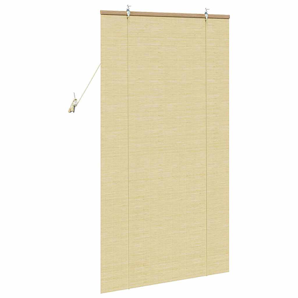 Rolgordijn met gordijnen Natuur 80 x 160 cm Bamboe is nu te koop bij PeponiXL, paradijselijk wonen!
