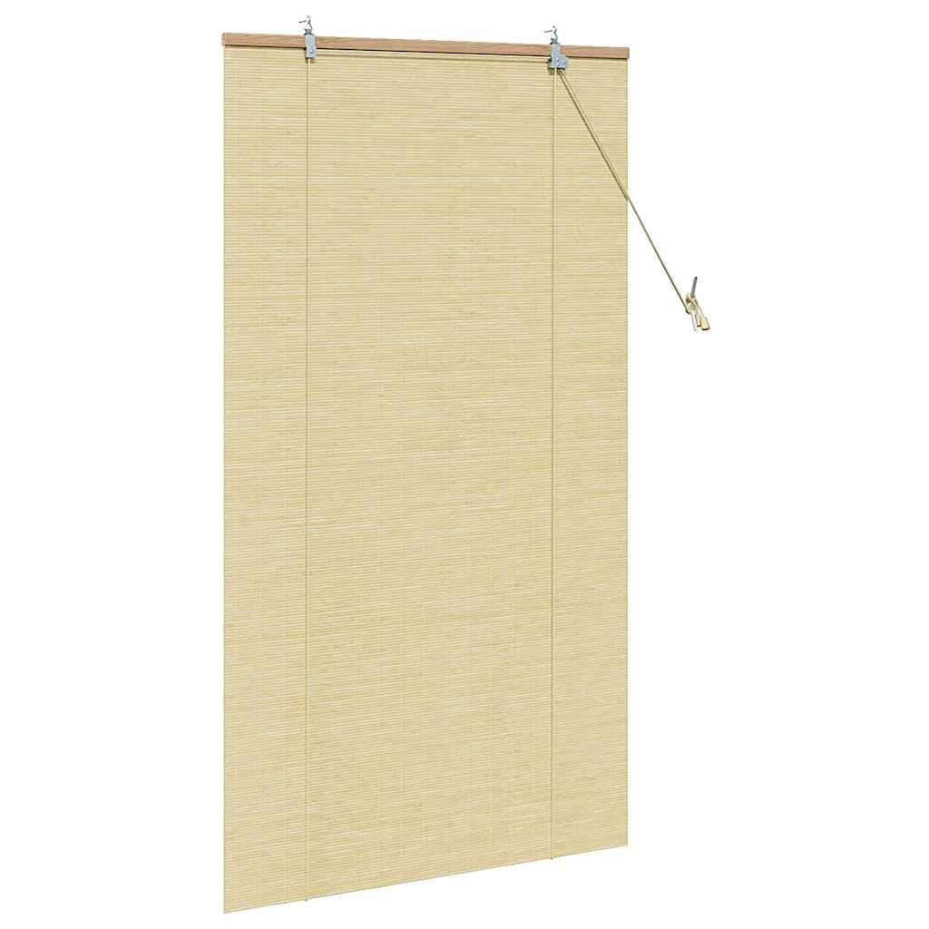 Rolgordijn met gordijnen Natuur 90 x 160 cm Bamboe is nu te koop bij PeponiXL, paradijselijk wonen!