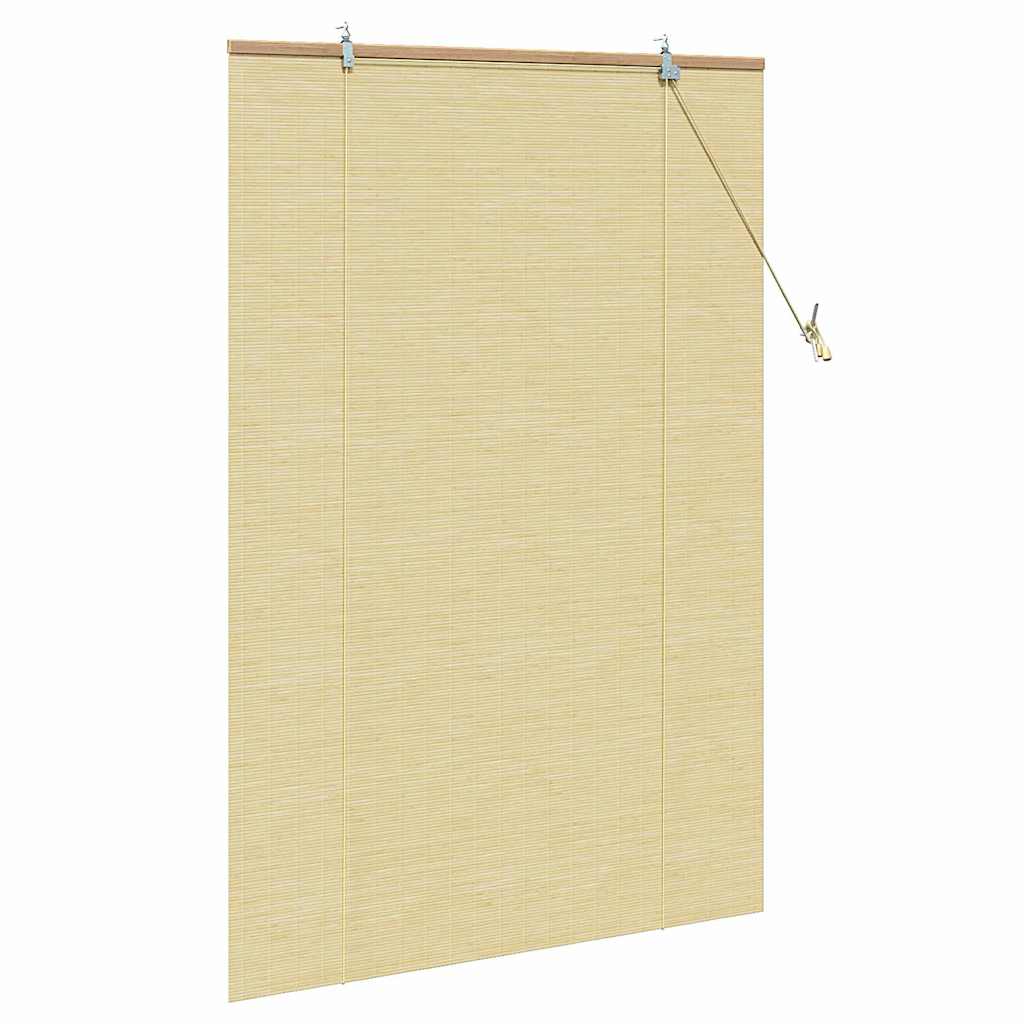 Rolgordijn met gordijnen Natuur 100 x 160 cm Bamboe is nu te koop bij PeponiXL, paradijselijk wonen!