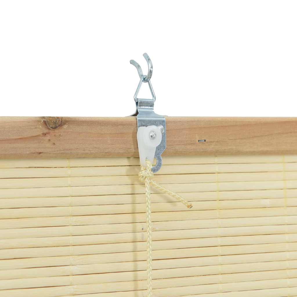 Rolgordijn met gordijnen Natuur 110 x 220 cm Bamboe is nu te koop bij PeponiXL, paradijselijk wonen!