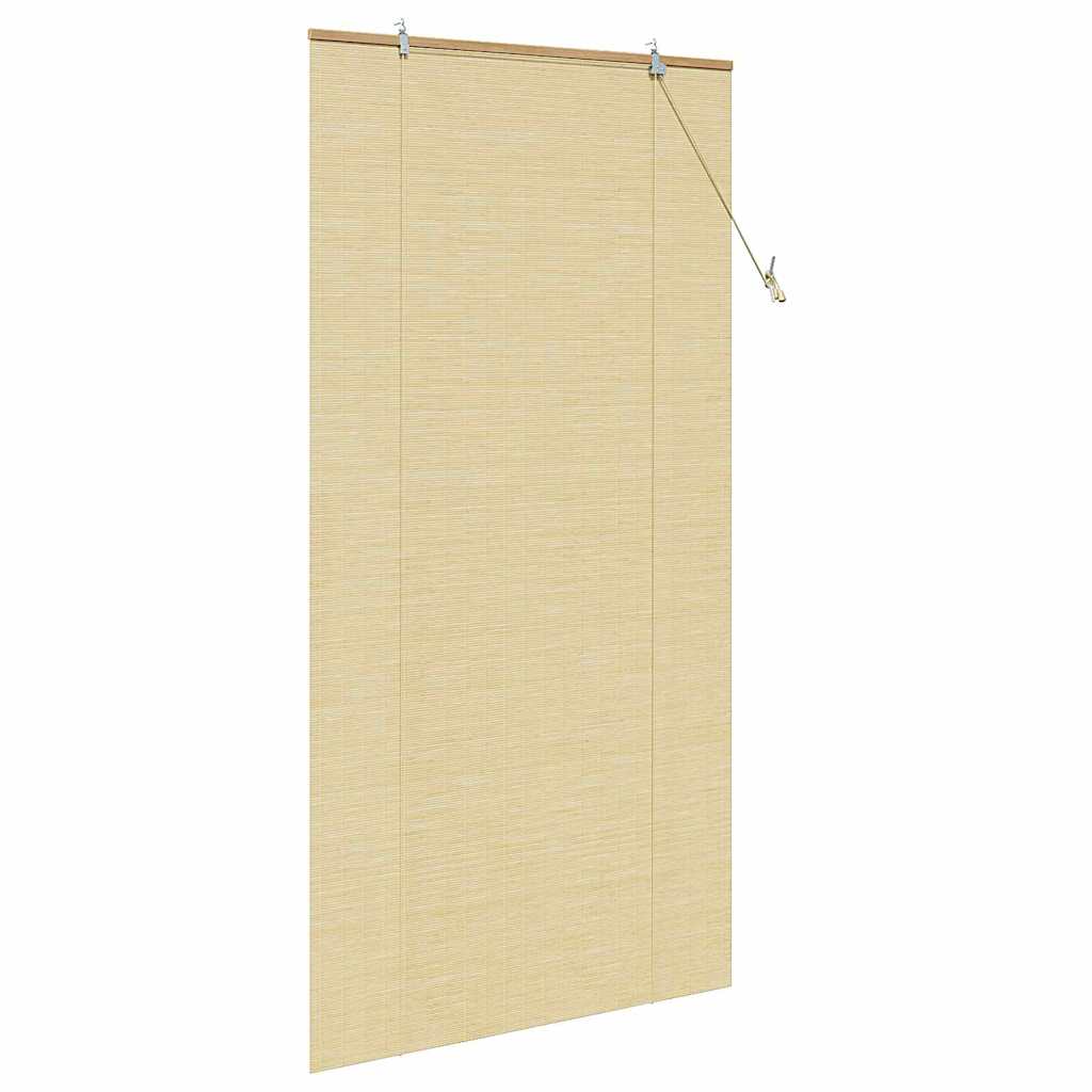 Rolgordijn met gordijnen Natuur 120 x 220 cm Bamboe is nu te koop bij PeponiXL, paradijselijk wonen!