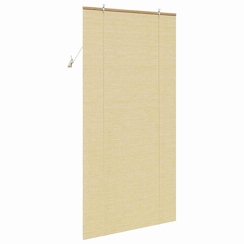 Rolgordijn met gordijnen Natuur 120 x 220 cm Bamboe is nu te koop bij PeponiXL, paradijselijk wonen!