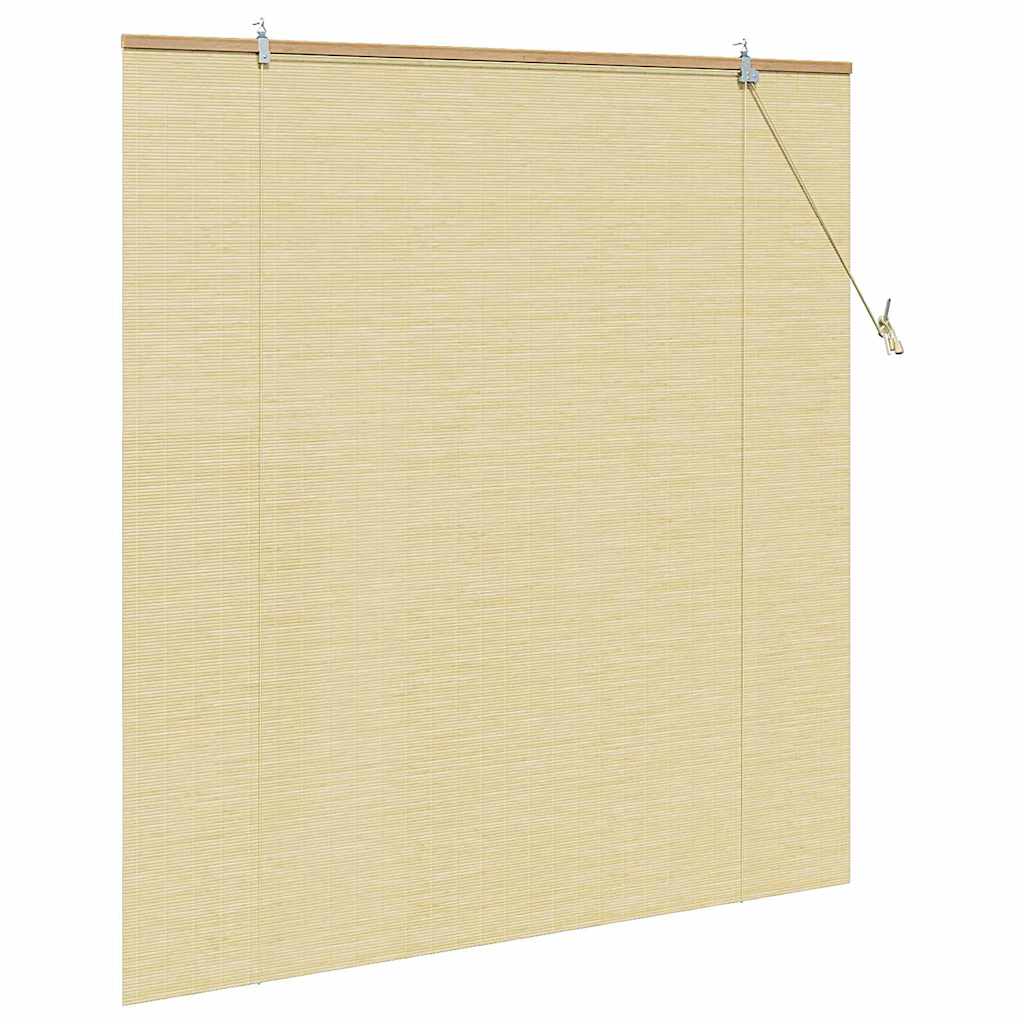 Rolgordijn met gordijnen Natuur 140 x 160 cm Bamboe is nu te koop bij PeponiXL, paradijselijk wonen!