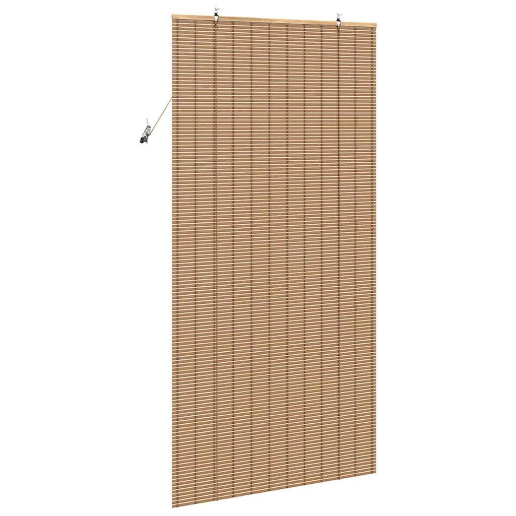 Rolgordijn met gordijnen Natuur 110 x 220 cm Bamboe is nu te koop bij PeponiXL, paradijselijk wonen!