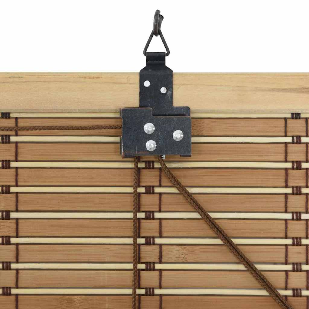 Rolgordijn met gordijnen Natuur 150 x 160 cm Bamboe is nu te koop bij PeponiXL, paradijselijk wonen!