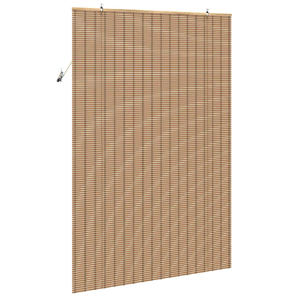 Rolgordijn met gordijnen Natuur 150 x 220 cm Bamboe is nu te koop bij PeponiXL, paradijselijk wonen!