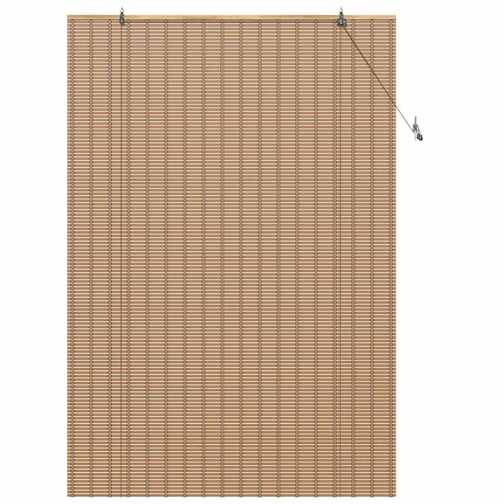 Rolgordijn met gordijnen Natuur 150 x 220 cm Bamboe is nu te koop bij PeponiXL, paradijselijk wonen!