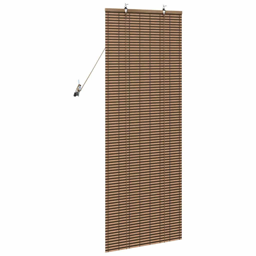 Rolgordijn met gordijnen Bruin 60 x 160 cm Bamboe is nu te koop bij PeponiXL, paradijselijk wonen!