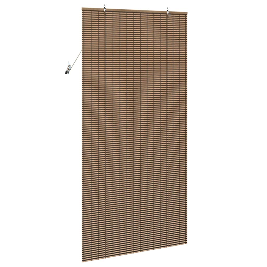 Rolgordijn met gordijnen Bruin 110 x 220 cm Bamboe is nu te koop bij PeponiXL, paradijselijk wonen!