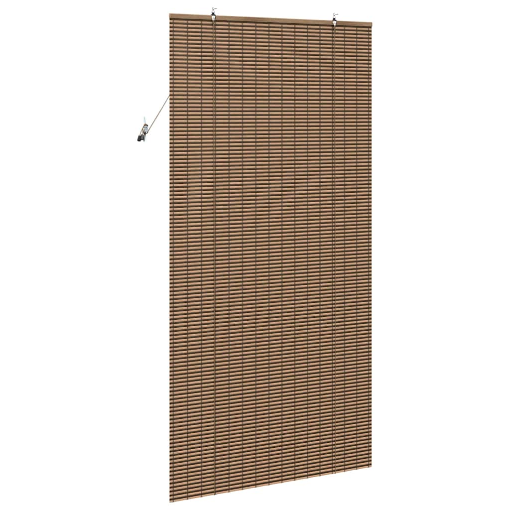 Rolgordijn met gordijnen Bruin 120 x 220 cm Bamboe is nu te koop bij PeponiXL, paradijselijk wonen!