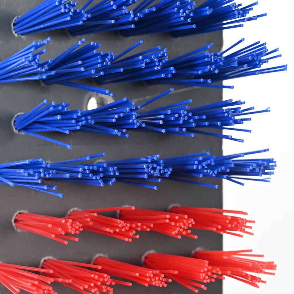 Vee borstels Rood en blauw 50 x 10 x 6.5 cm Kunststof en Staal is nu te koop bij PeponiXL, paradijselijk wonen!