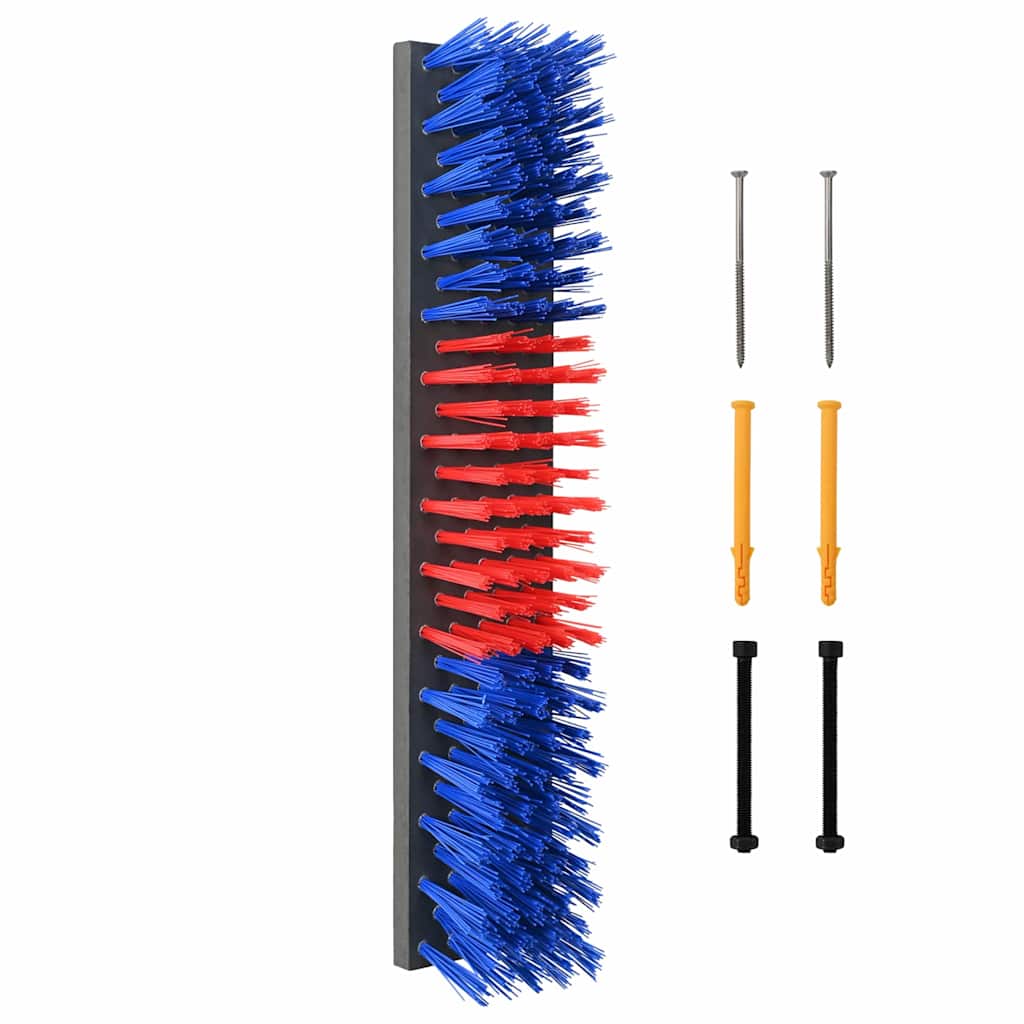 Vee borstels Rood en blauw 50 x 10 x 6.5 cm Kunststof en Staal is nu te koop bij PeponiXL, paradijselijk wonen!