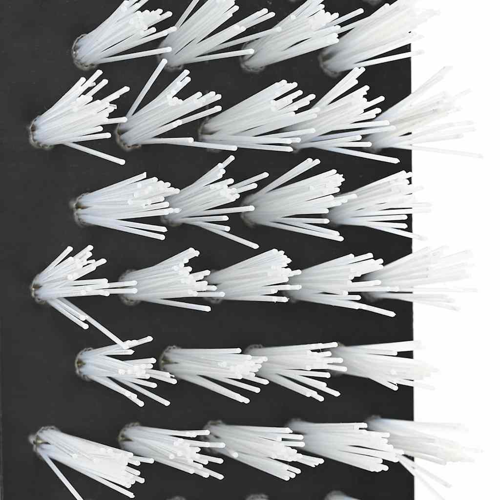 Vee borstels Verstelbaar Zwart en Wit 84 x 10 x 91 cm PVC is nu te koop bij PeponiXL, paradijselijk wonen!