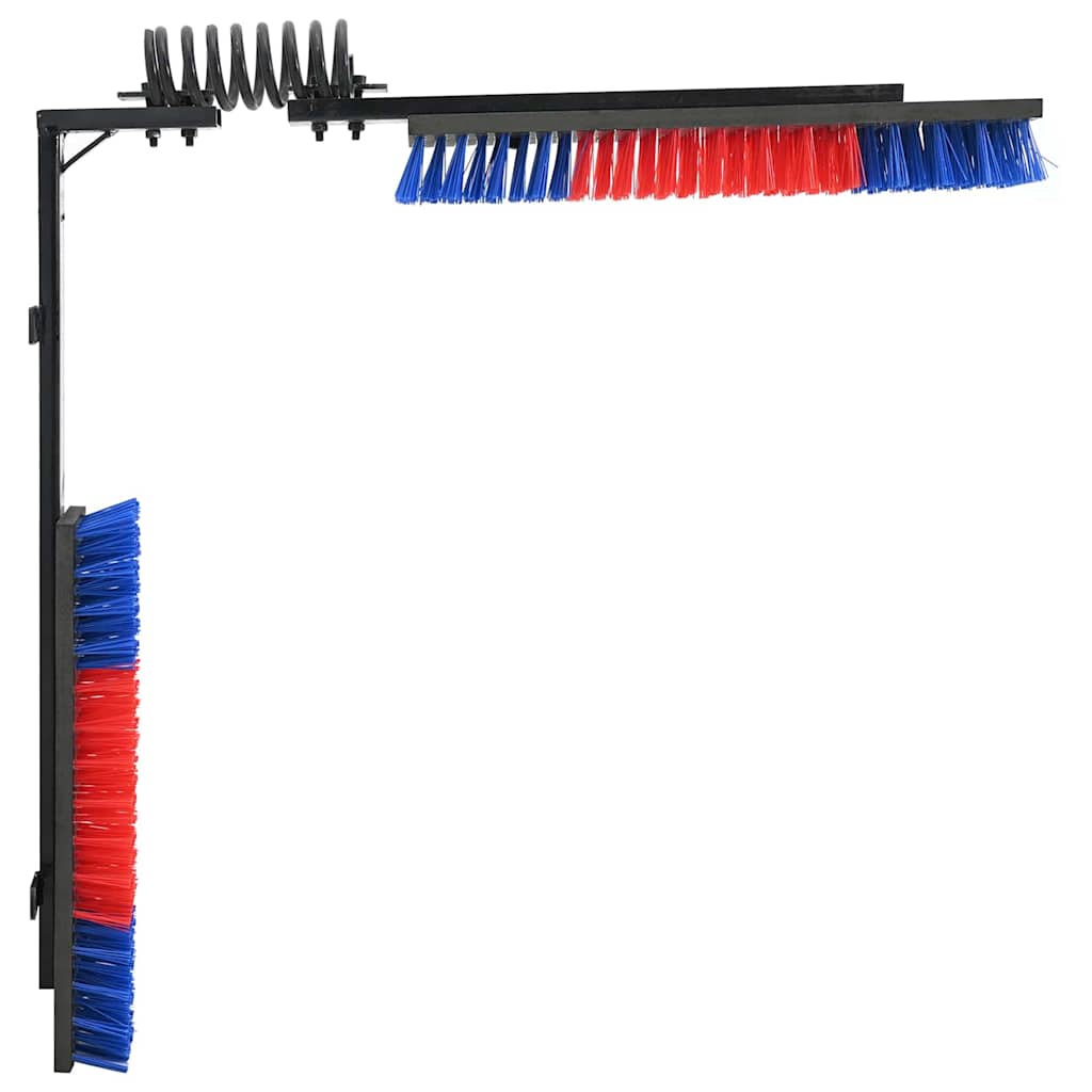 Vee borstels Verstelbaar Rood en blauw 84 x 10 x 91 cm PVC is nu te koop bij PeponiXL, paradijselijk wonen!