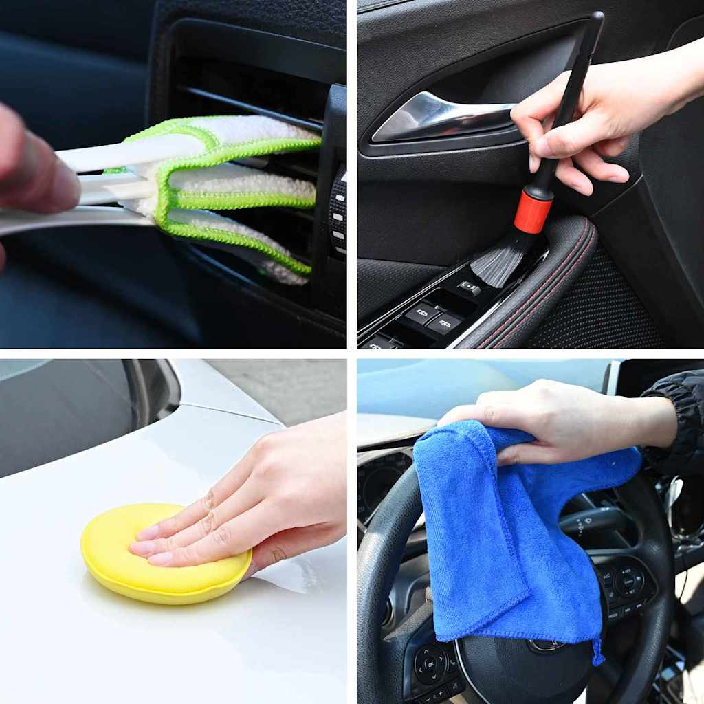 Auto Borstelset Multikleur poly rattan is nu te koop bij PeponiXL, paradijselijk wonen!