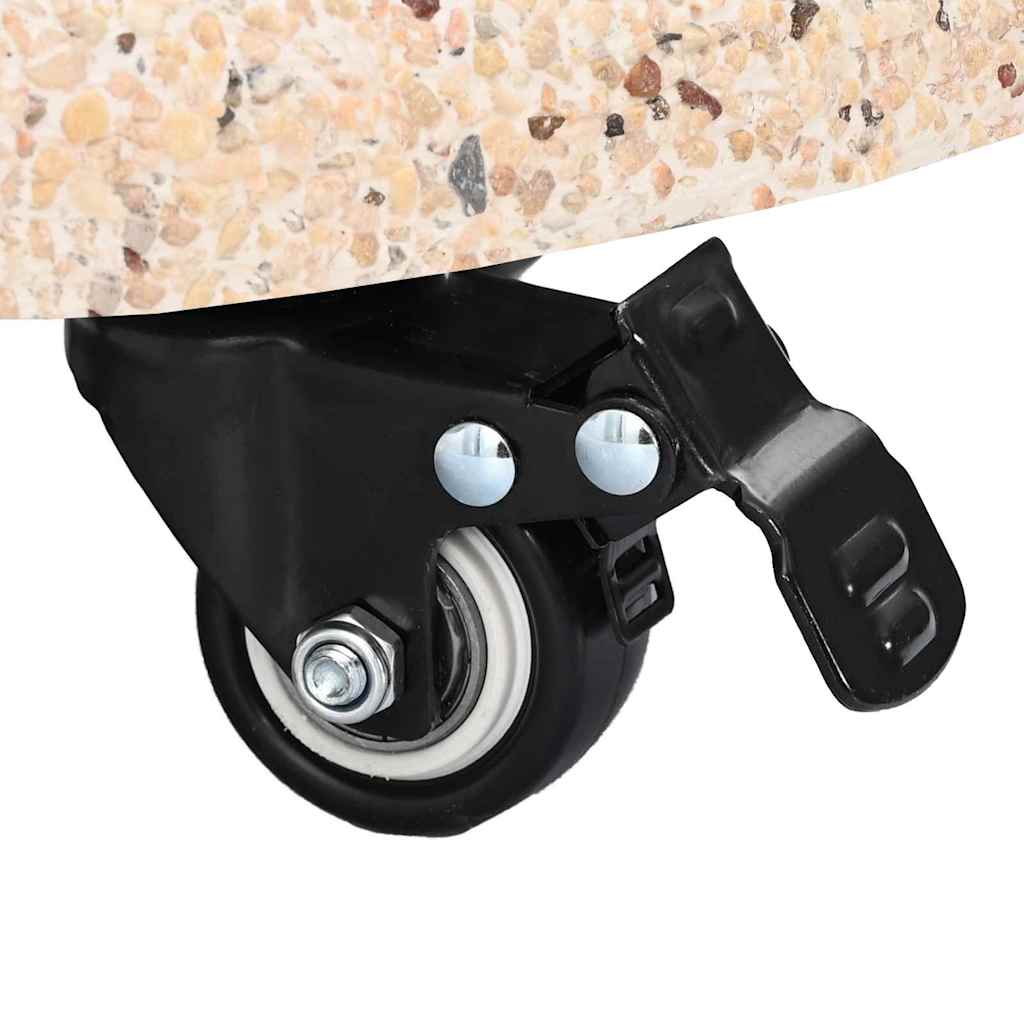 Parasolvoet Geel Ø 45 x 40 cm Betonkleurig is nu te koop bij PeponiXL, paradijselijk wonen!