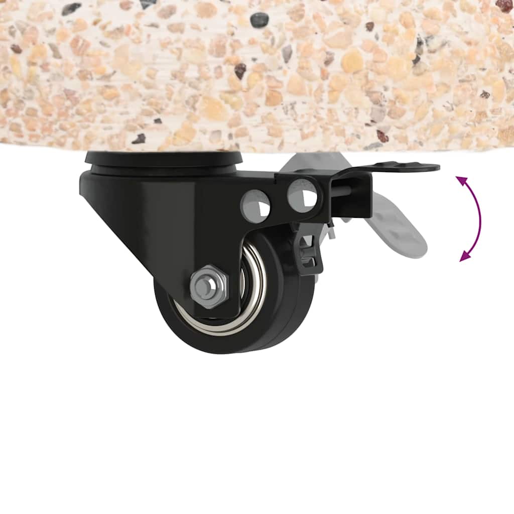 Parasolvoet Geel Ø 45 x 40 cm Betonkleurig is nu te koop bij PeponiXL, paradijselijk wonen!