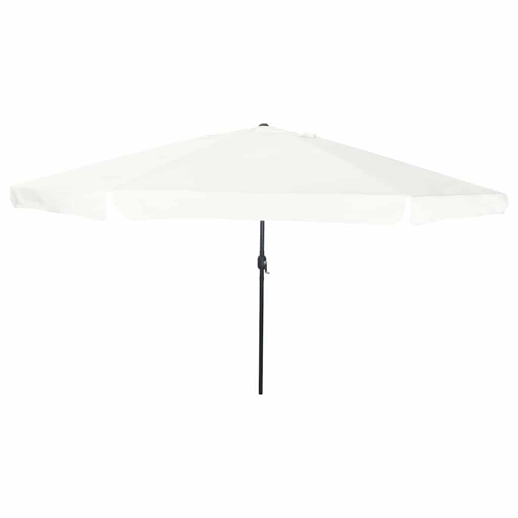 Tuinparasol Zand 394 x 394 x 248 cm Polyester en staal is nu te koop bij PeponiXL, paradijselijk wonen!