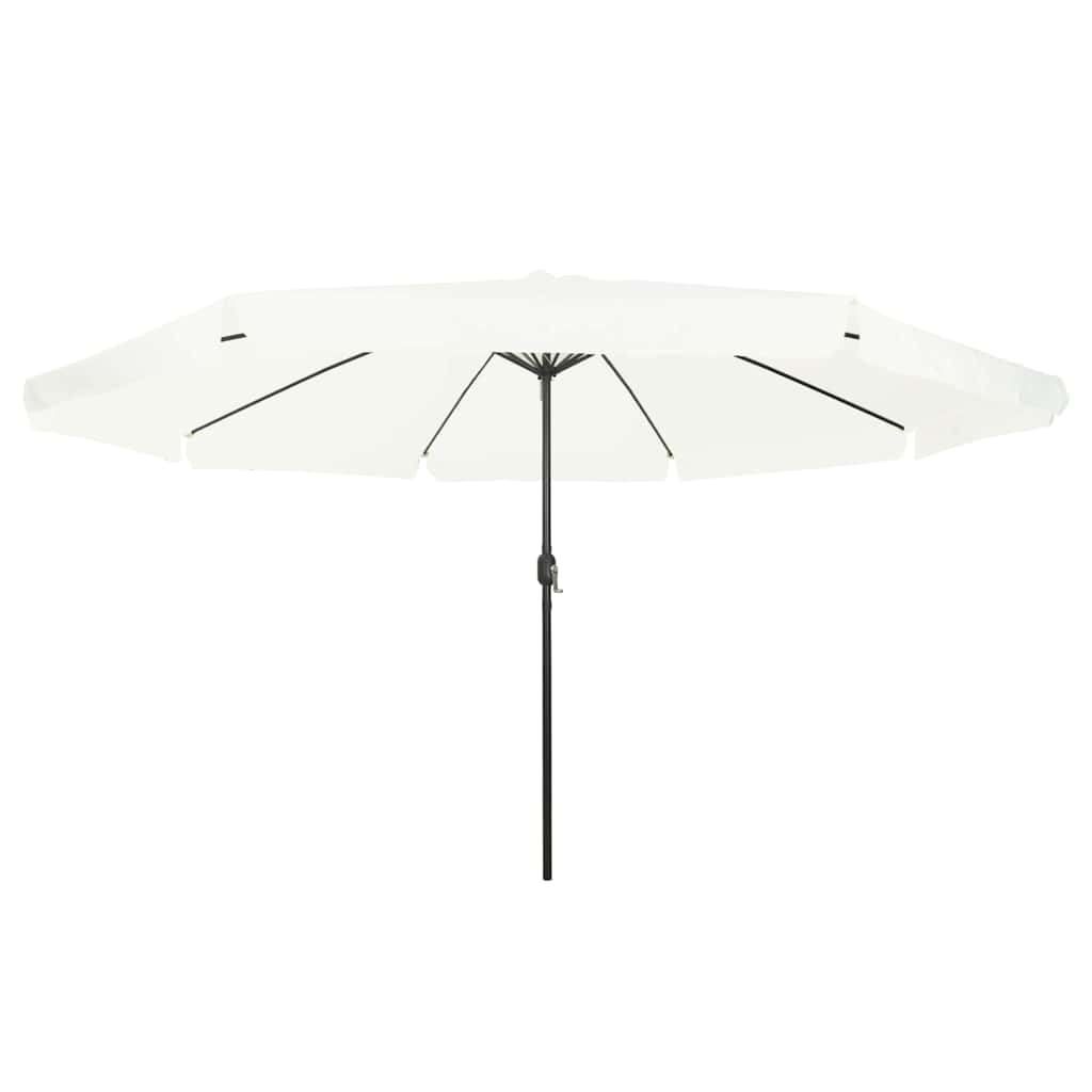Tuinparasol Zand 394 x 394 x 248 cm Polyester en staal is nu te koop bij PeponiXL, paradijselijk wonen!