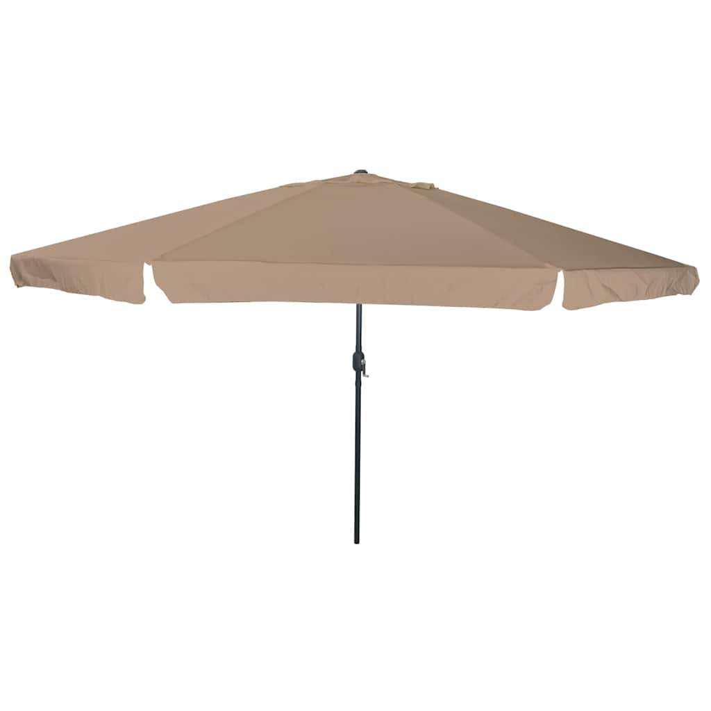 Tuinparasol Taupe 394 x 394 x 248 cm Polyester en staal is nu te koop bij PeponiXL, paradijselijk wonen!